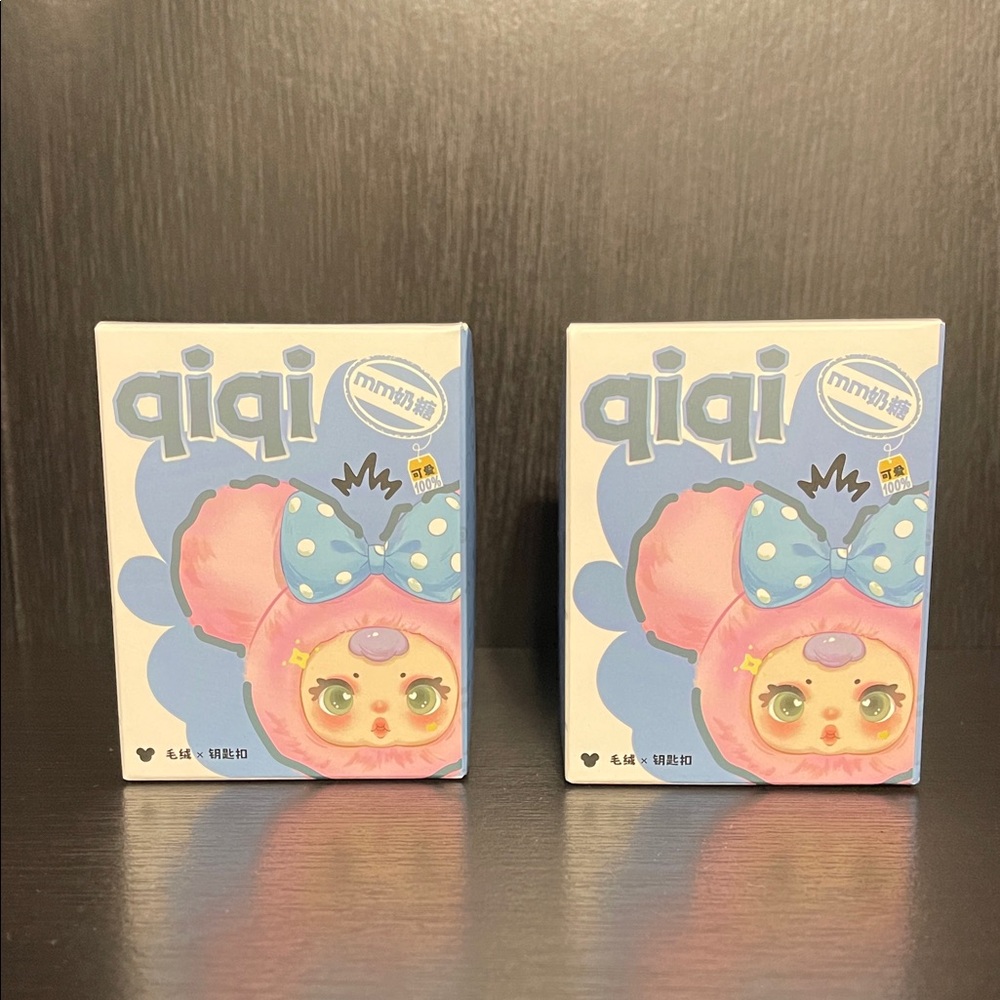 MM Sugar Baby Qiqi Blind Box Mickey Ear Plush Pendants (2 pcs)